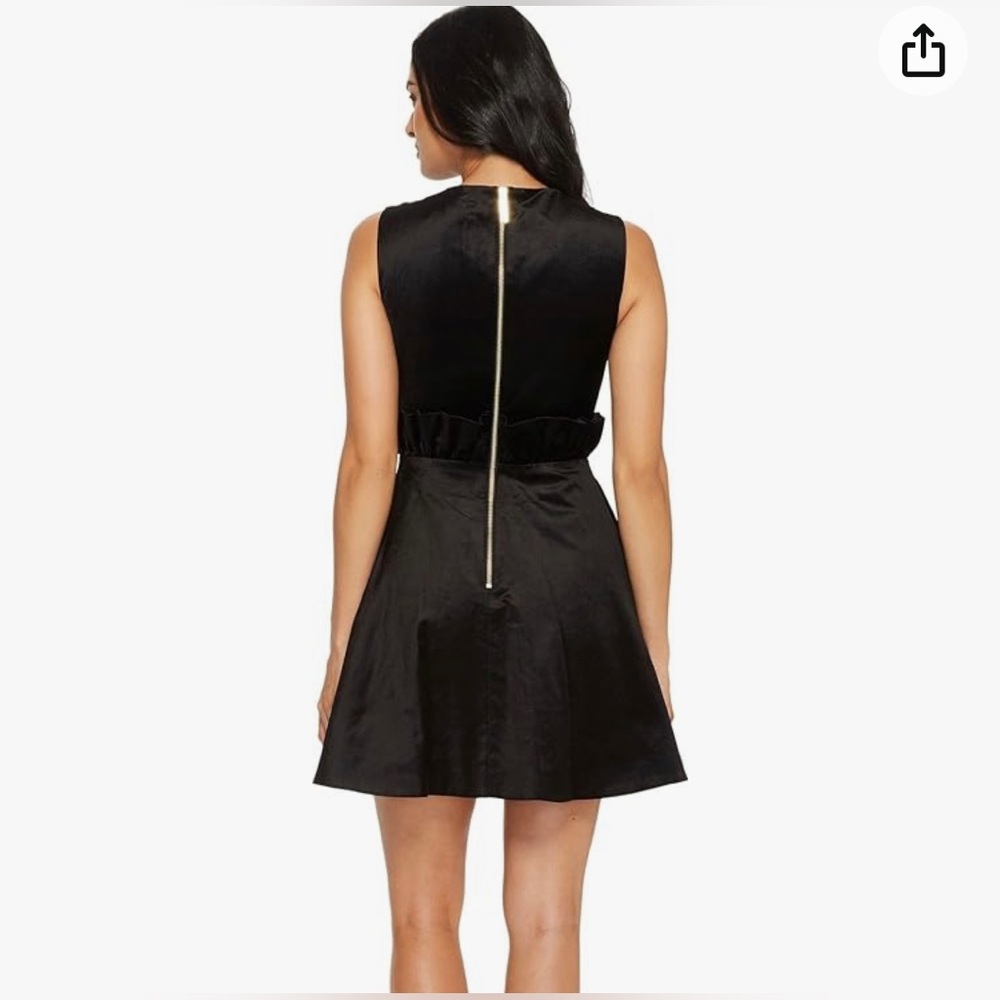 Ted baker size 2 celena black dress - Picture 2 of 16